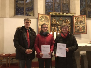 Wolfgang Langer, Martina Franke und Dorothea Zengerling